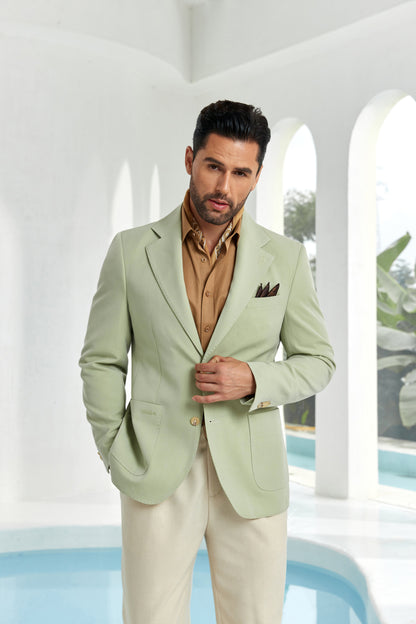 Designer Style New Men's Two Button Blazer Wehilion