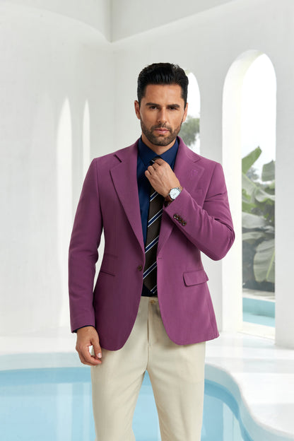 Designer Style New Men's One Button Blazer Wehilion