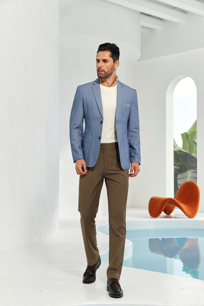 Designer Style New Men's Two Button Blazer Wehilion