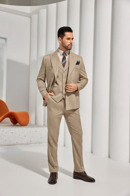 Designer Style New 3 Pieces Men Suits Yuanlu