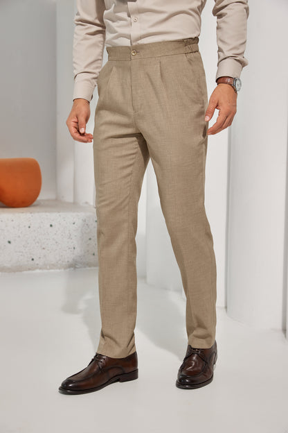 Khaki Men's Pants for Party, Wedding and Business 2565 Yuanlu