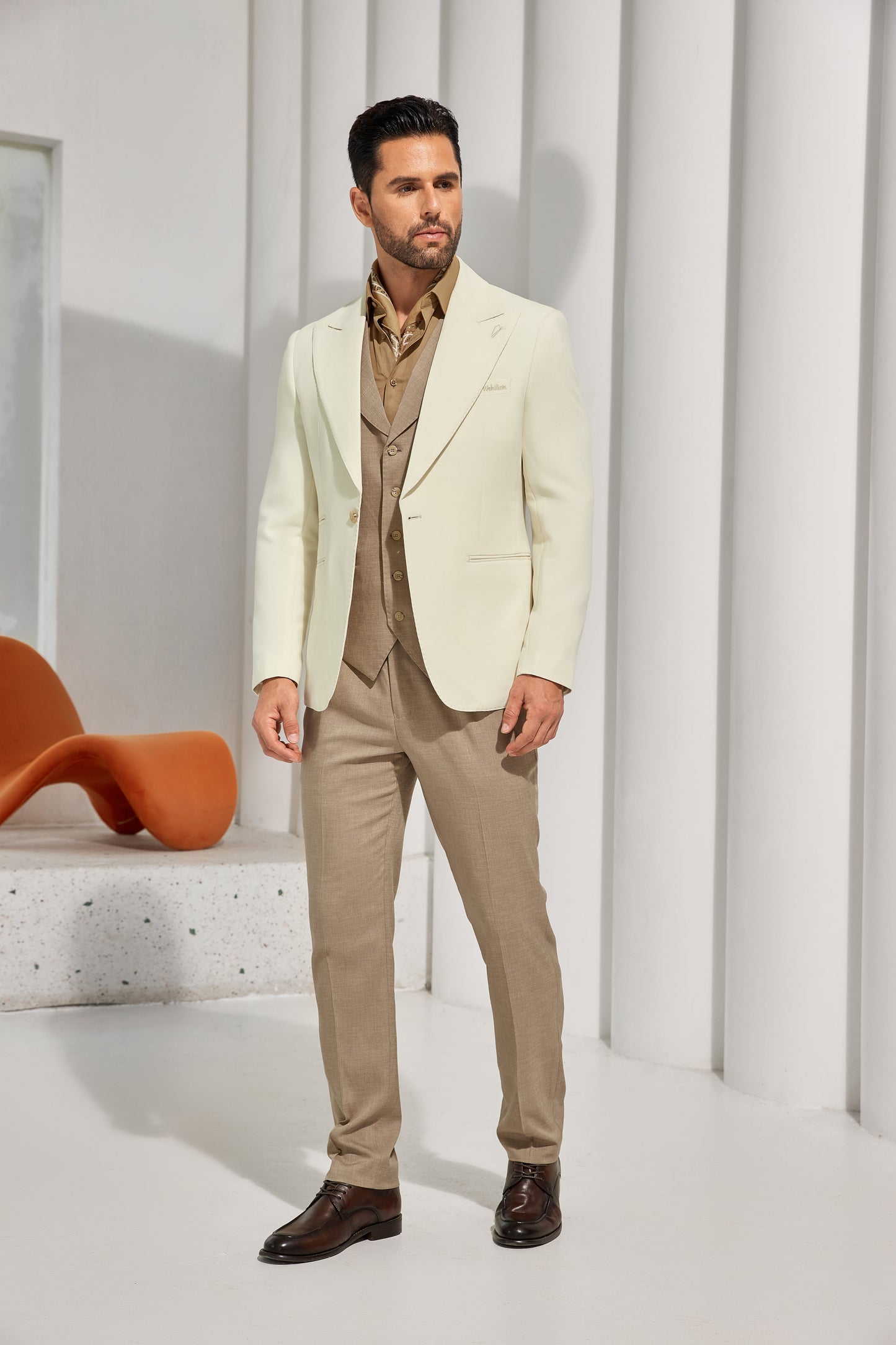 Designer Style New Men's One Button Blazer Wehilion