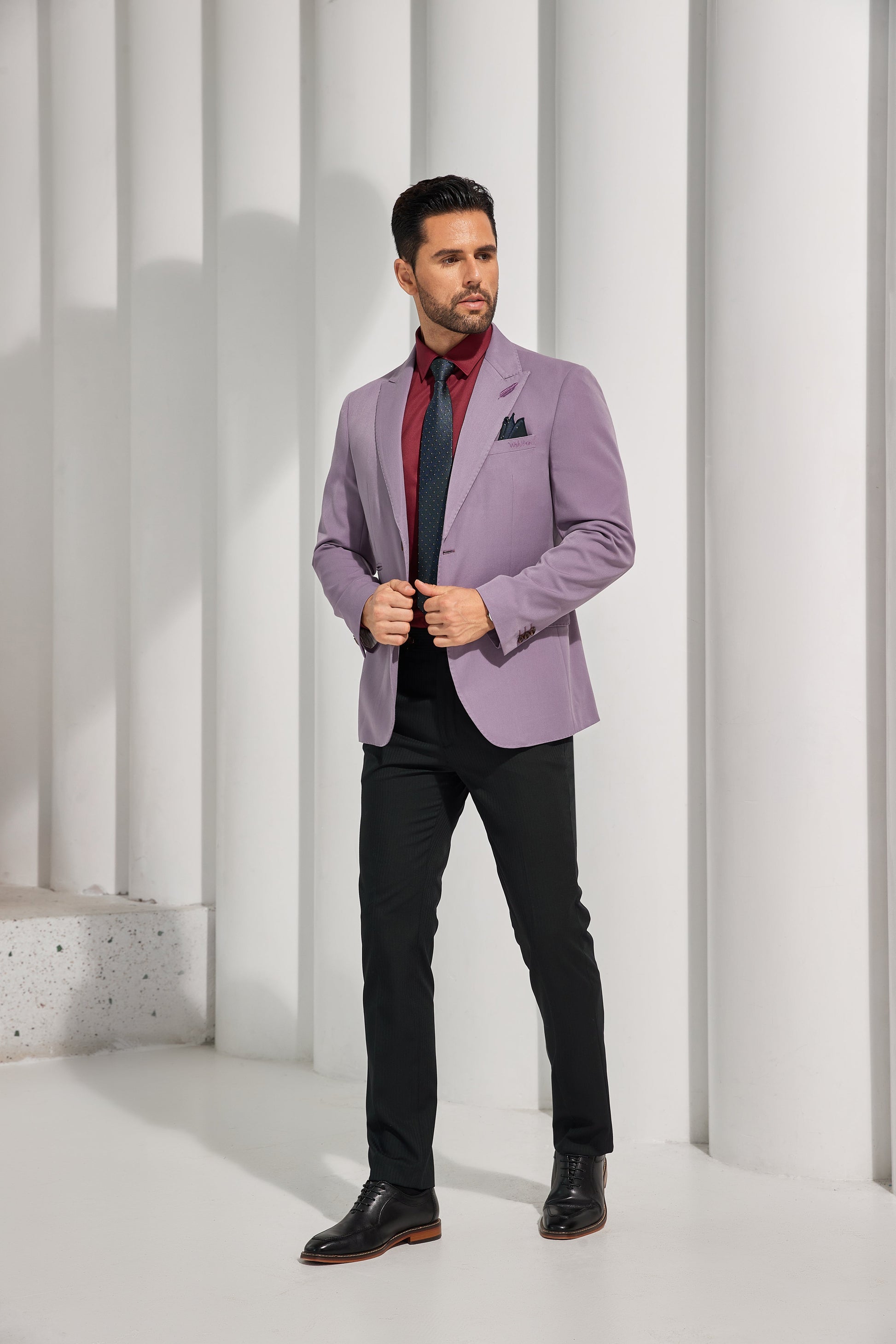 Designer Style New Men's Two Button Blazer Wehilion