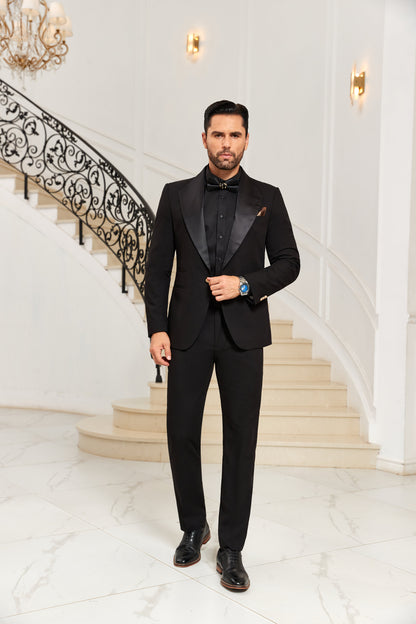 Designer Style Unique Design 2 Pieces Men's Suits Jacket+Pants Wehilion