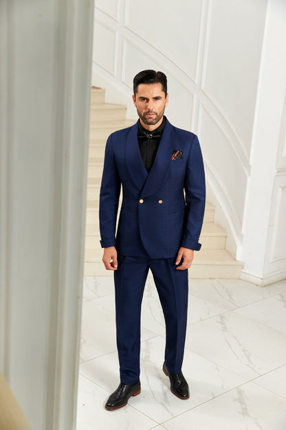 Designer Style Unique Design 2 Pieces Men's Suits Jacket+Pants Wehilion