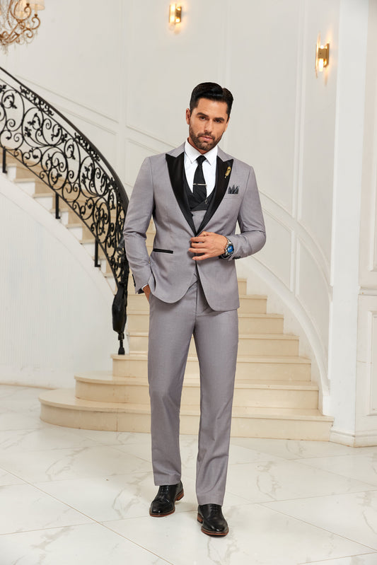 Designer Style Unique Design Modern 3 Pieces Men Suits Yuanlu