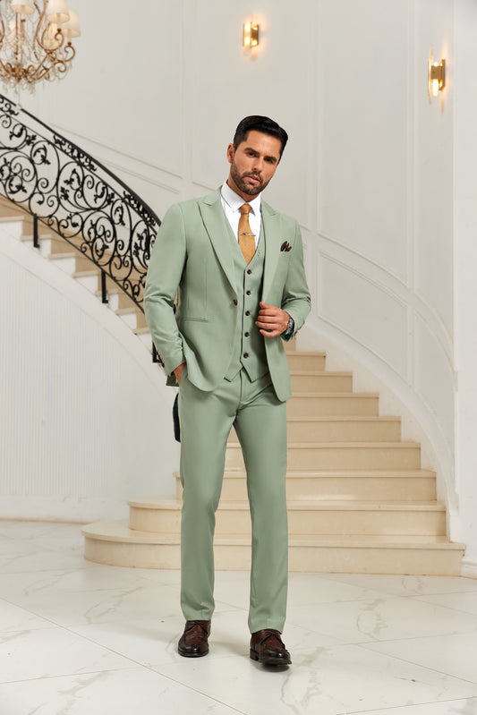 Designer Style Unique Design Modern 3 Pieces Men Suits Yuanlu