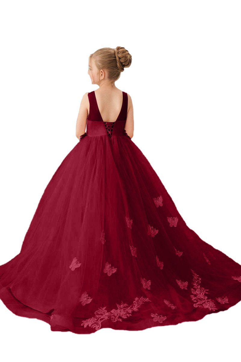 Flower Girl Dresses Applique Tulle Pageant Princess Gown FLC00424 (MORE COLORS) Lycody