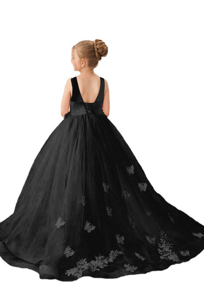 Flower Girl Dresses Applique Tulle Pageant Princess Gown FLC00424 (MORE COLORS) Lycody