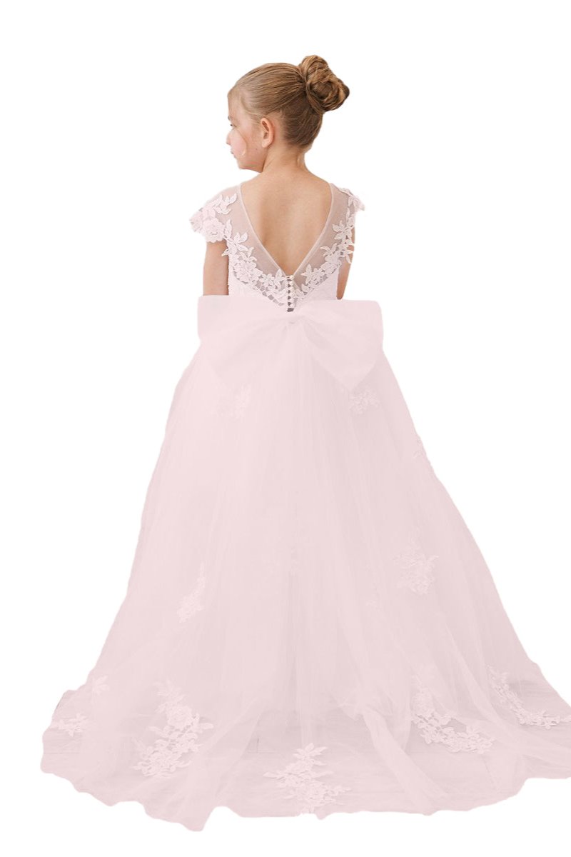 Flower Girl Dresses Applique Tulle Pageant Princess Gown FLC00422 (MORE COLORS) Lycody