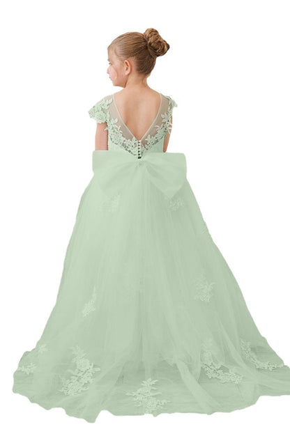 Flower Girl Dresses Applique Tulle Pageant Princess Gown FLC00422 (MORE COLORS) Lycody