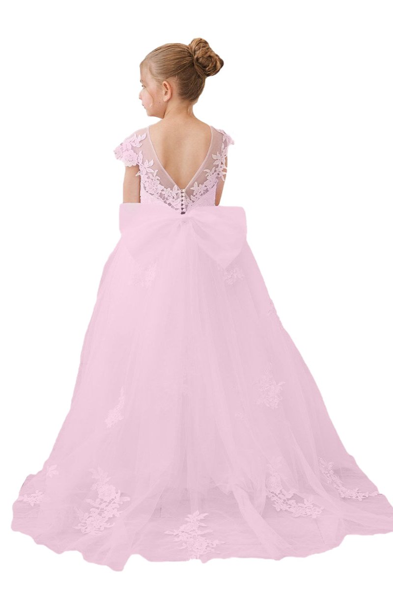 Flower Girl Dresses Applique Tulle Pageant Princess Gown FLC00422 (MORE COLORS) Lycody