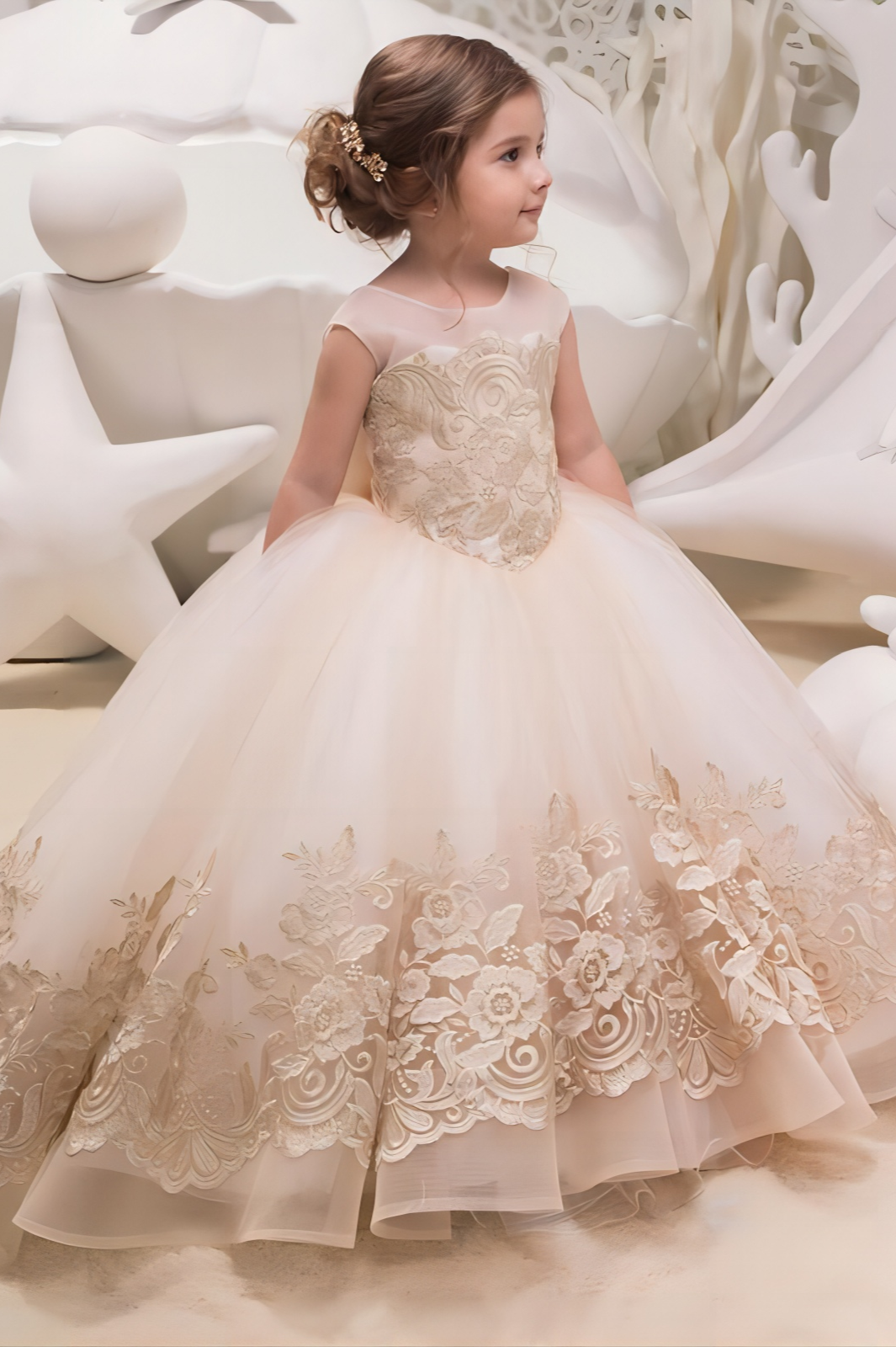 Flower Girl Dress for Wedding Bridesmaid Princess Party Gown FLC00425 (MORE COLORS+) Lycody