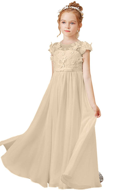 Flower Girl Dresses Applique Tulle Pageant Princess Gown FLC00428 (MORE COLORS) Lycody