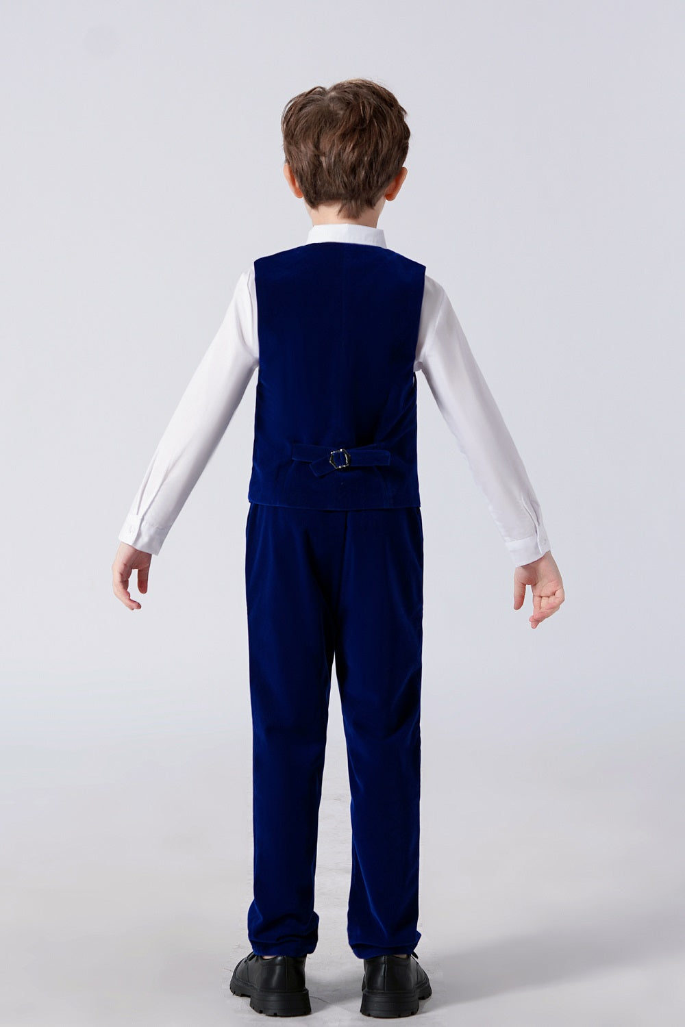 Royal Blue Velvet 5 Piece Boy's Formal Boys Suits Yuanlu