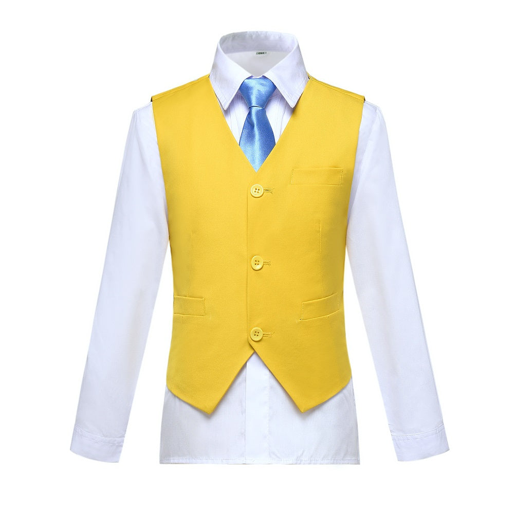 Yellow Popular Suits 5 Piece Boys Suits Yuanlu