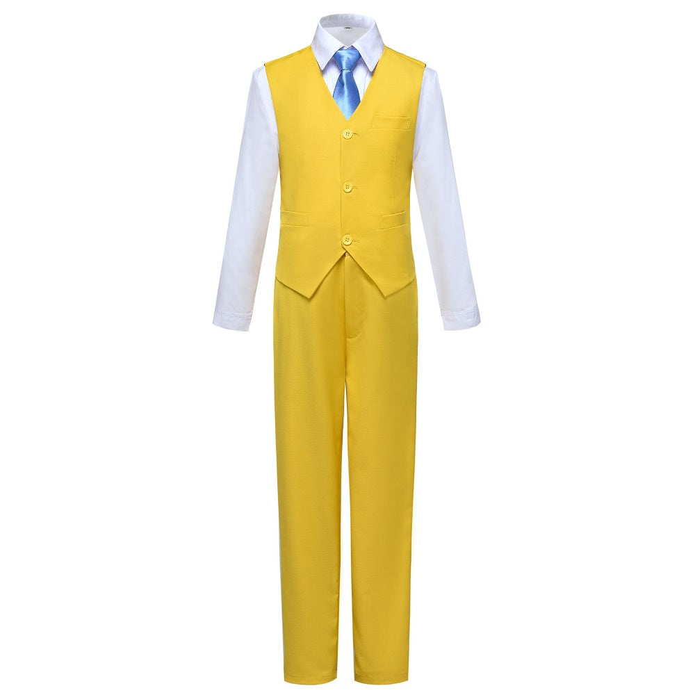 Yellow Popular Suits 5 Piece Boys Suits Yuanlu