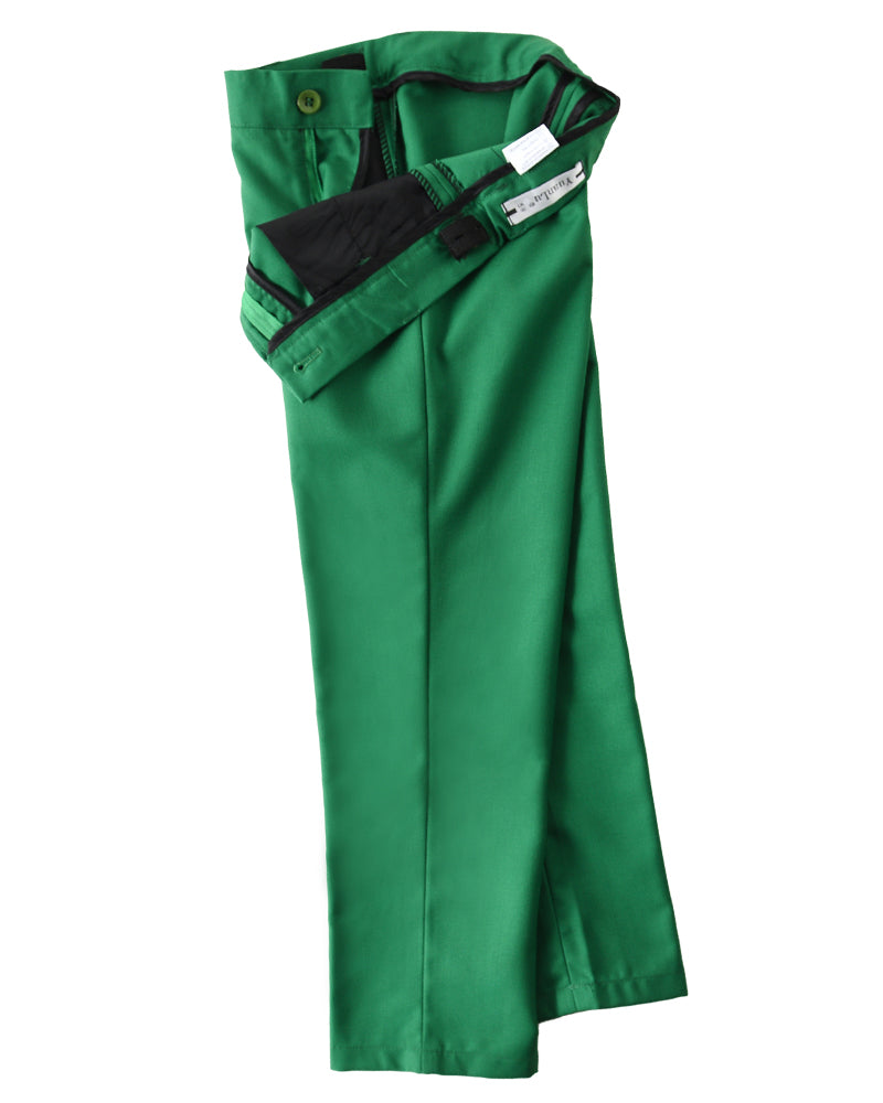 Green 4 Piece Boys' Formal Suit Set with Vest Pants Dress Shirt and Tie BS41 sailishahan