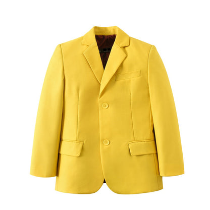 Yellow Popular Suits 5 Piece Boys Suits Yuanlu