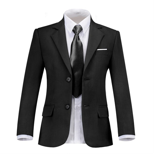 Black Boys Formal Blazer, School Jacket Yuanlu