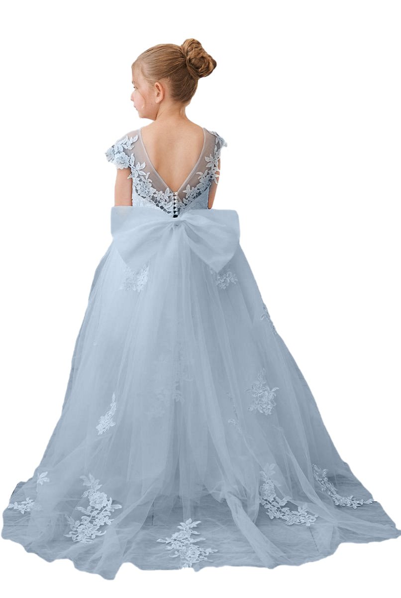 Flower Girl Dresses Applique Tulle Pageant Princess Gown FLC00422 (MORE COLORS) Lycody