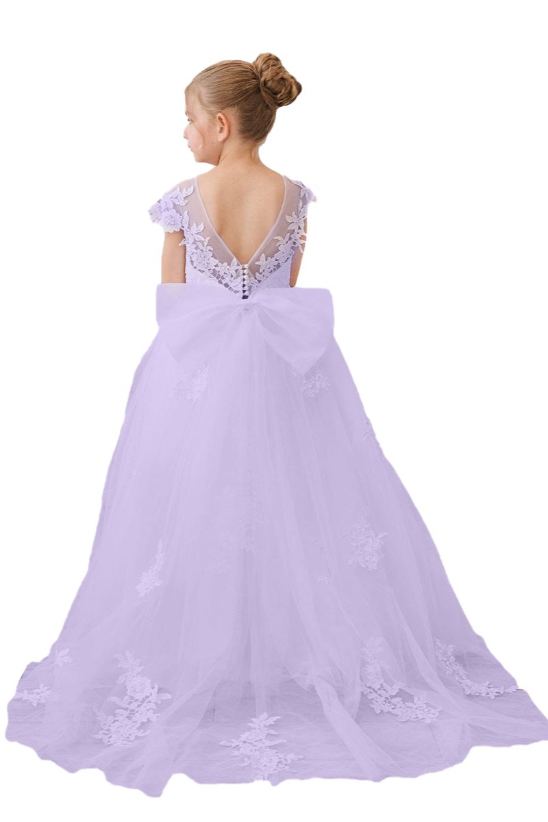 Flower Girl Dresses Applique Tulle Pageant Princess Gown FLC00422 (MORE COLORS) Lycody