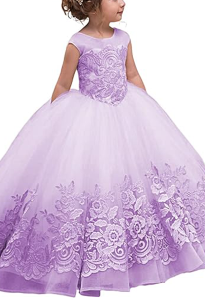 Flower Girl Dress for Wedding Bridesmaid Princess Party Gown FLC00425 (MORE COLORS+) Lycody