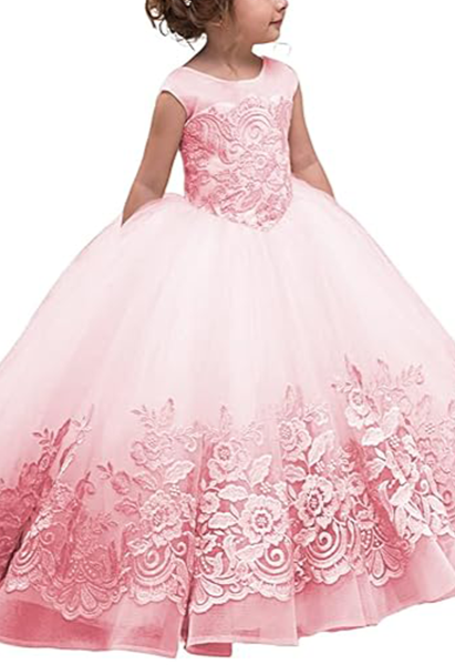 Flower Girl Dress for Wedding Bridesmaid Princess Party Gown FLC00425 (MORE COLORS+) Lycody