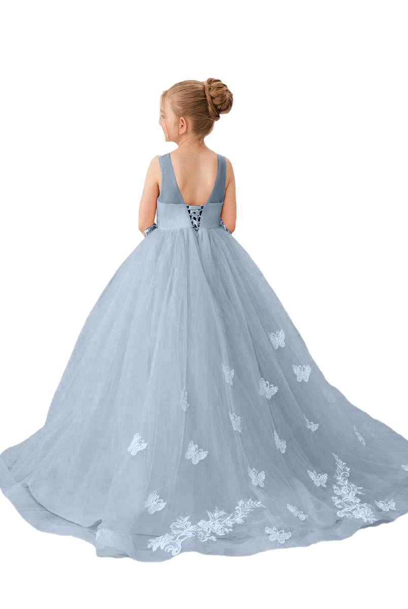 Flower Girl Dresses Applique Tulle Pageant Princess Gown FLC00424 (MORE COLORS) Lycody