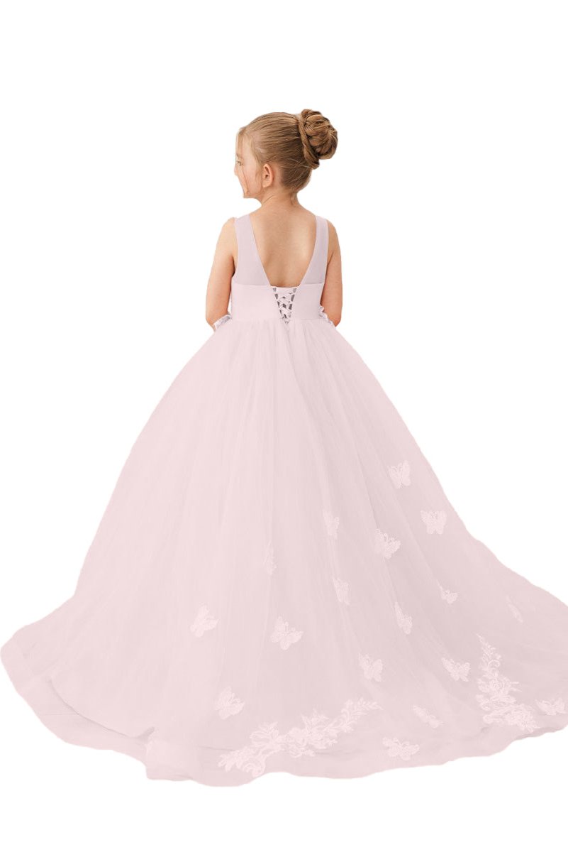 Flower Girl Dresses Applique Tulle Pageant Princess Gown FLC00424 (MORE COLORS) Lycody