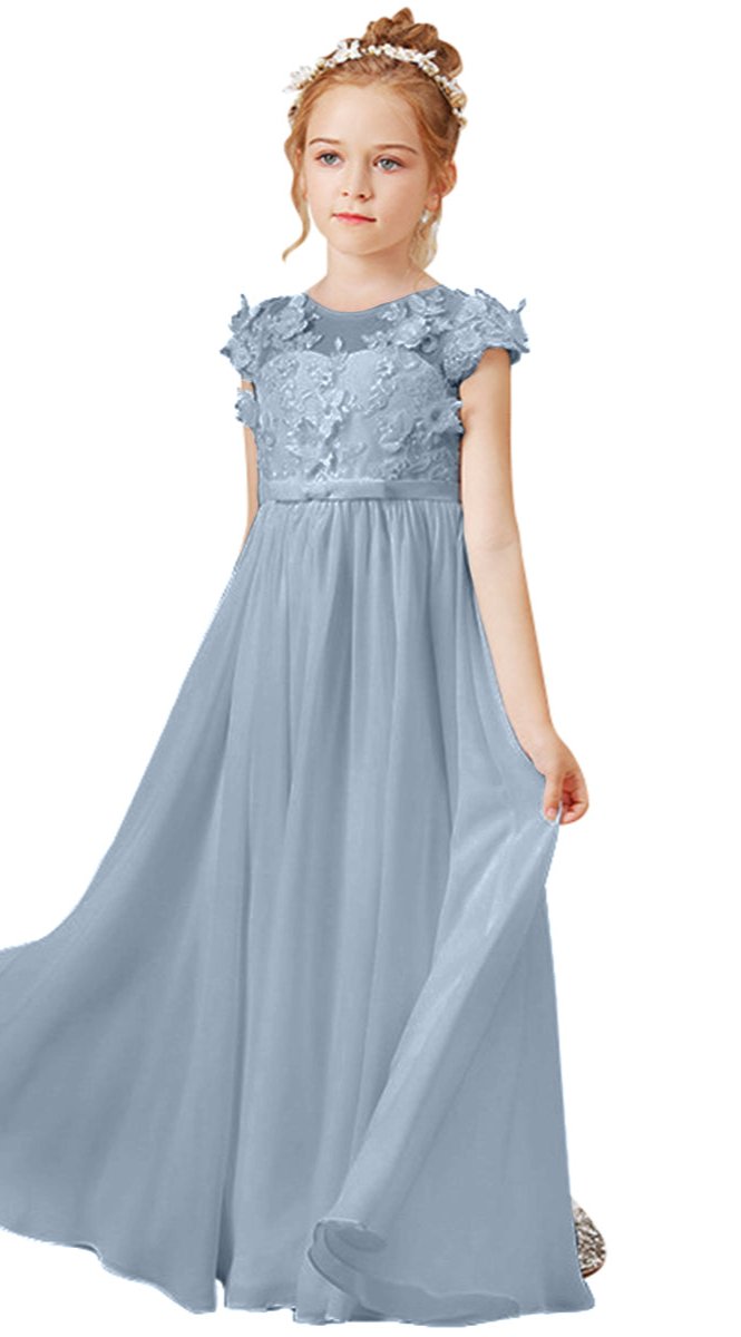 Flower Girl Dresses Applique Tulle Pageant Princess Gown FLC00428 (MORE COLORS) Lycody