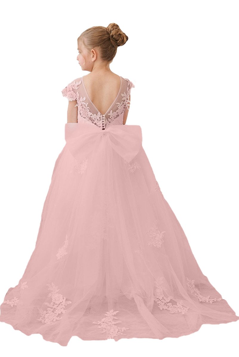 Flower Girl Dresses Applique Tulle Pageant Princess Gown FLC00422 (MORE COLORS) Lycody