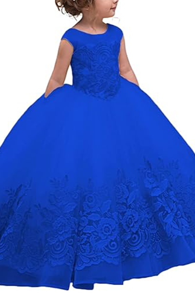 Flower Girl Dress for Wedding Bridesmaid Princess Party Gown FLC00425 (MORE COLORS+) Lycody