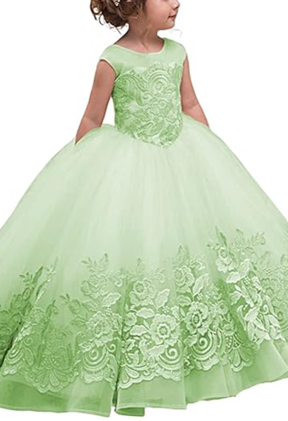 Flower Girl Dress for Wedding Bridesmaid Princess Party Gown FLC00425 (MORE COLORS+) Lycody