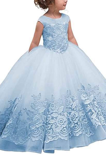 Flower Girl Dress for Wedding Bridesmaid Princess Party Gown FLC00425 (MORE COLORS+) Lycody