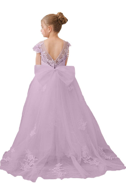 Flower Girl Dresses Applique Tulle Pageant Princess Gown FLC00422 (MORE COLORS) Lycody