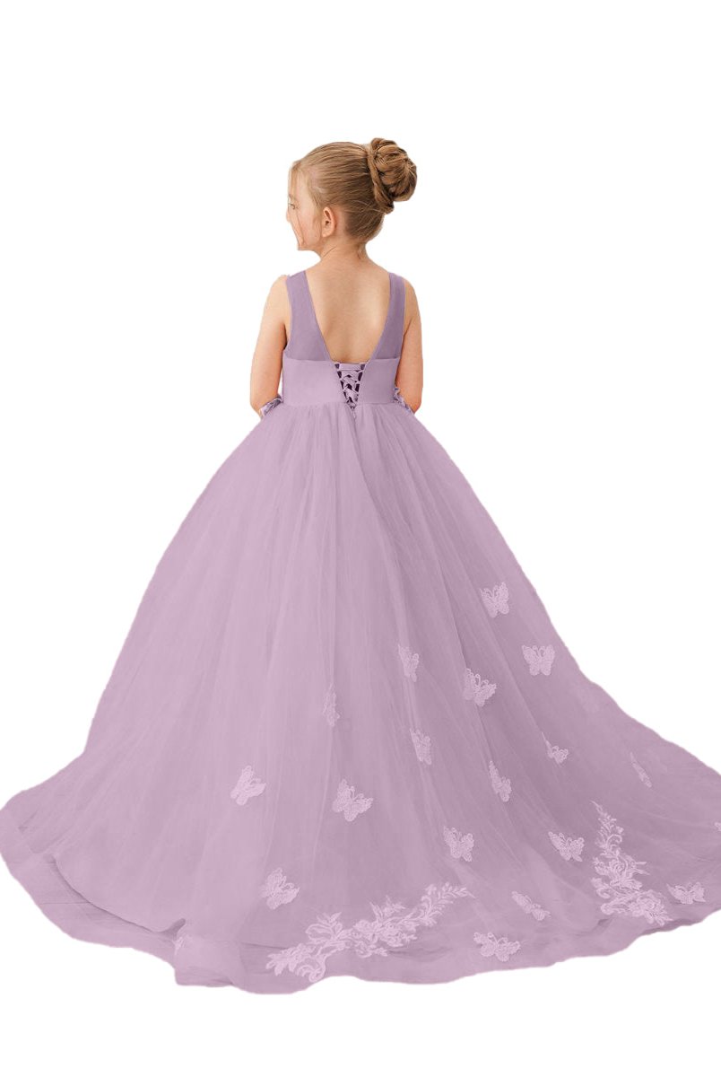 Flower Girl Dresses Applique Tulle Pageant Princess Gown FLC00424 (MORE COLORS) Lycody