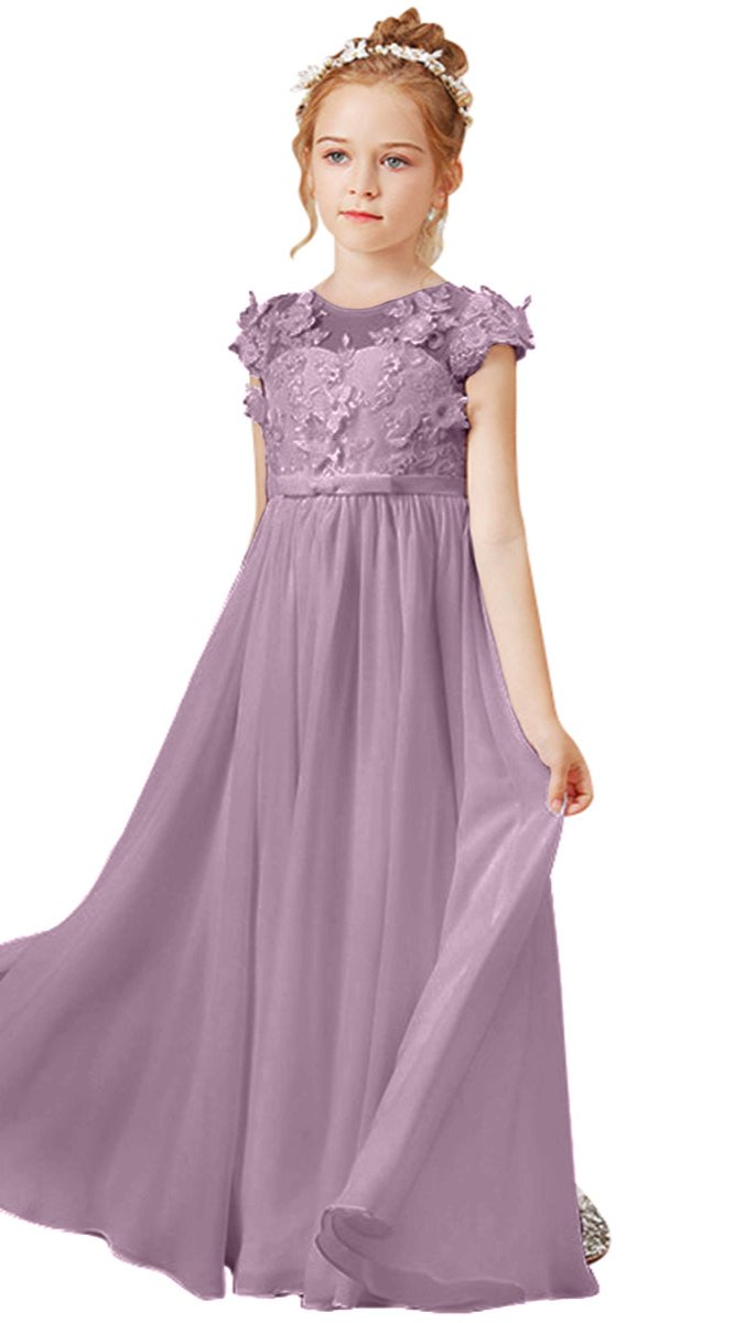 Flower Girl Dresses Applique Tulle Pageant Princess Gown FLC00428 (MORE COLORS) Lycody