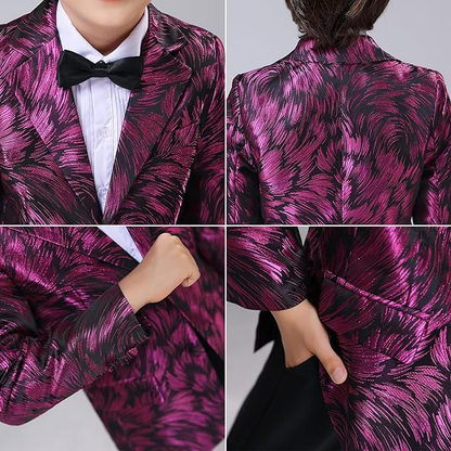 Formal Tuxedo Wedding Prom 3 Piece Suits Yuanlu