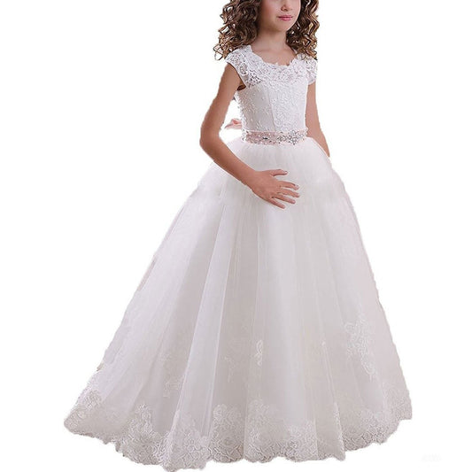 Applique Dresses Flower Girl Dress Party Gown for Wedding - Lycody