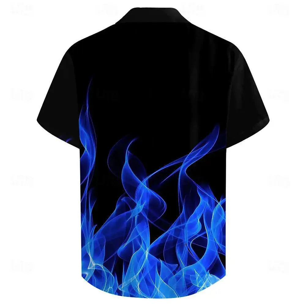 Graphic Tie Dye Casual Men's Shirt Daily Evening Party Vacation Summer Shirts Yuanlu