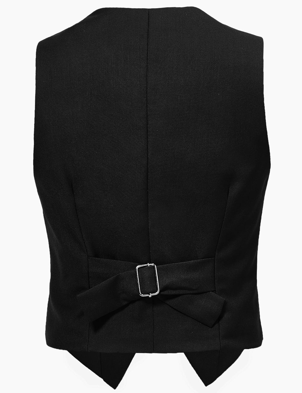 Black 3 Buttons Boys Girls Formal Suit Vest Yuanlu