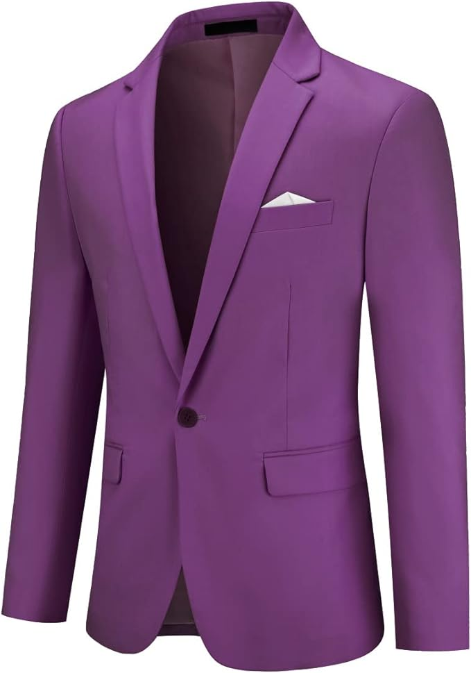 Single-Breasted One Button Center 2 Pieces Men's Suit Yuanlu