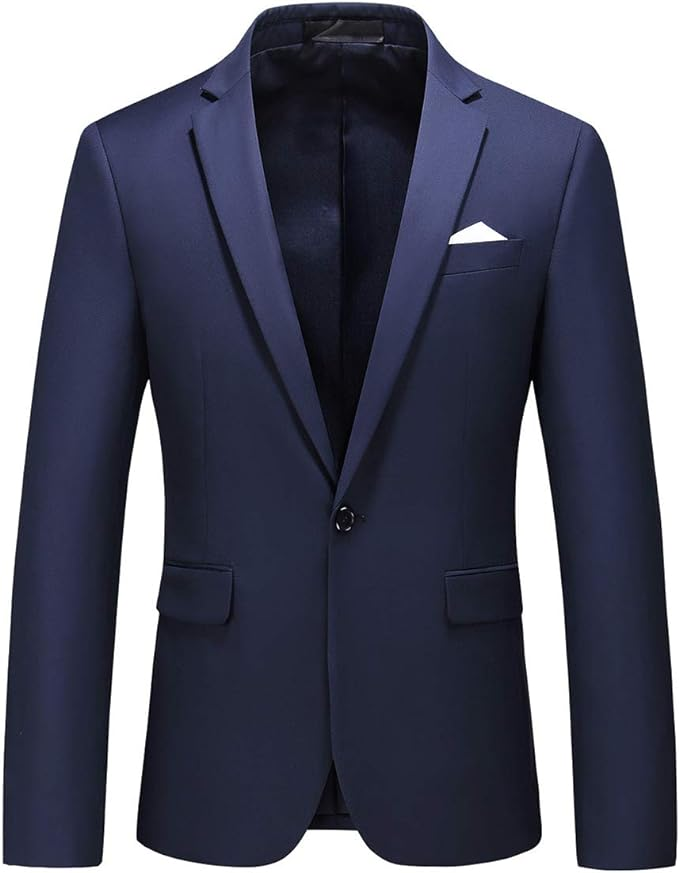 Single-Breasted One Button Center 2 Pieces Men's Suit Yuanlu