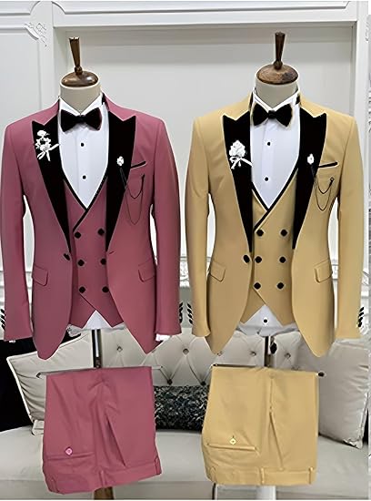 Formal Suit for Boys Slim Fit 4 Pieces Set Boys Tuxedo Suit Kids Wedding Outfit Lycody