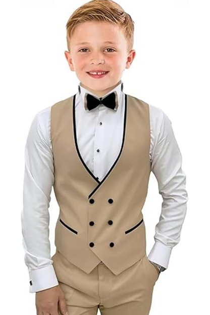 Formal Suit for Boys Slim Fit 4 Pieces Set Boys Tuxedo Suit Kids Wedding Outfit Lycody