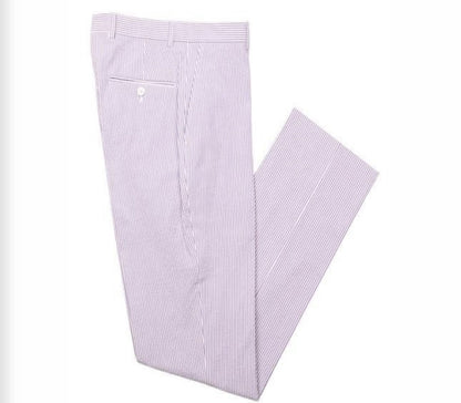 Seersucker Striped Men's Summer Pants Yuanlu